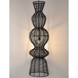 Lampa wisząca Baloo – pionowa lampa boho ze sznurka