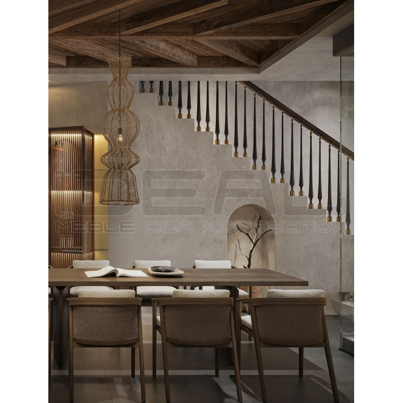 Lampa wisząca Baloo – pionowa lampa boho ze sznurka