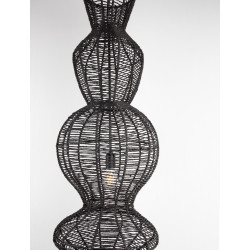 Lampa wisząca Baloo – pionowa lampa boho ze sznurka