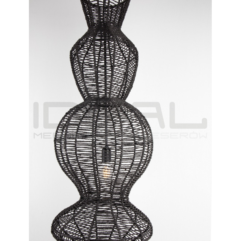 Lampa wisząca Baloo – pionowa lampa boho ze sznurka