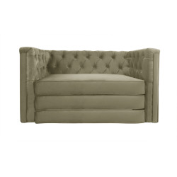 Sofa Chesterfield z funkcją spania materac składany Celebrity