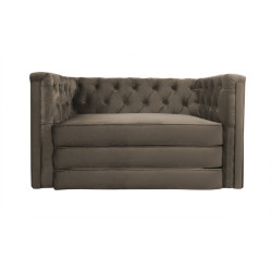 Sofa Chesterfield z funkcją spania materac składany Celebrity