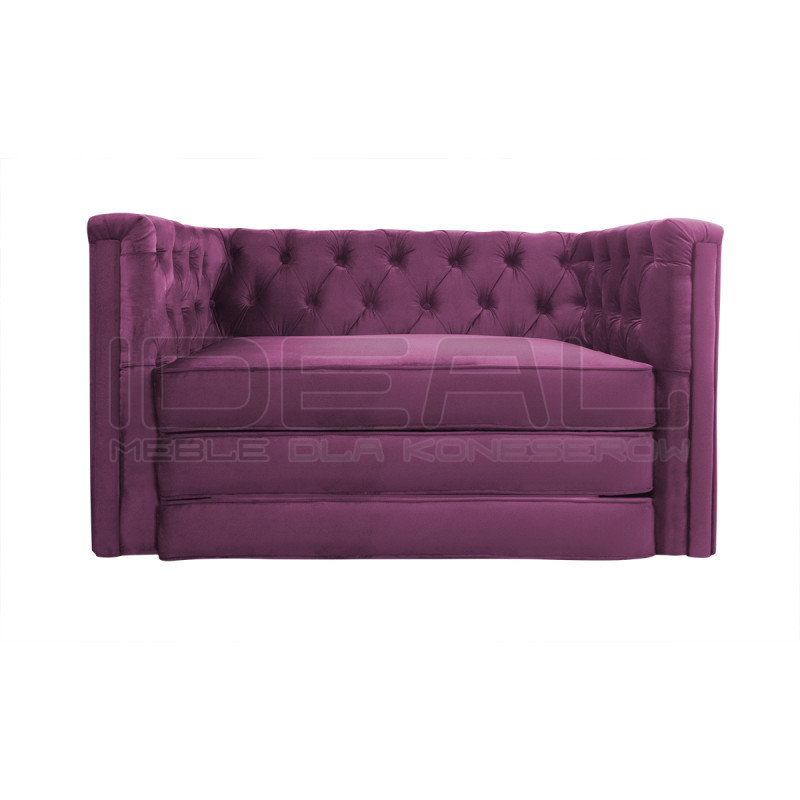 Sofa Chesterfield z funkcją spania materac składany Celebrity