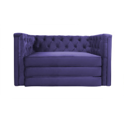 Sofa Chesterfield z funkcją spania materac składany Celebrity