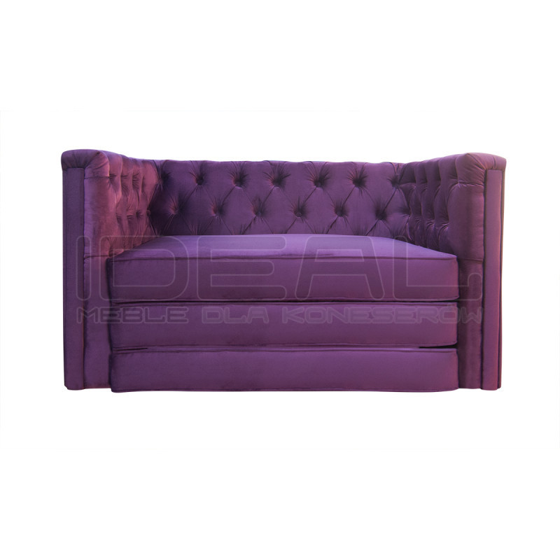 Sofa Chesterfield z funkcją spania materac składany Celebrity