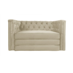 Sofa Chesterfield z funkcją spania materac składany Celebrity