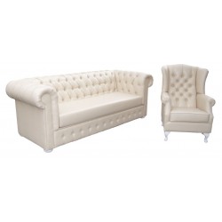 Sofa Chesterfield Ideal ekoskóra