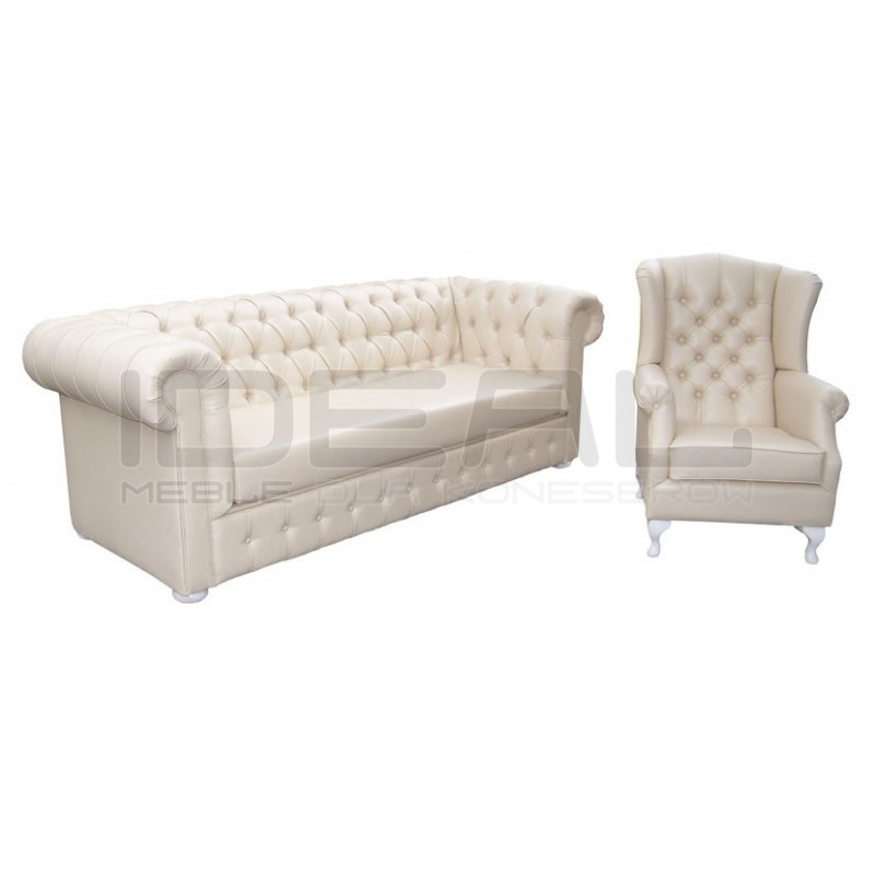 Sofa Chesterfield Ideal ekoskóra