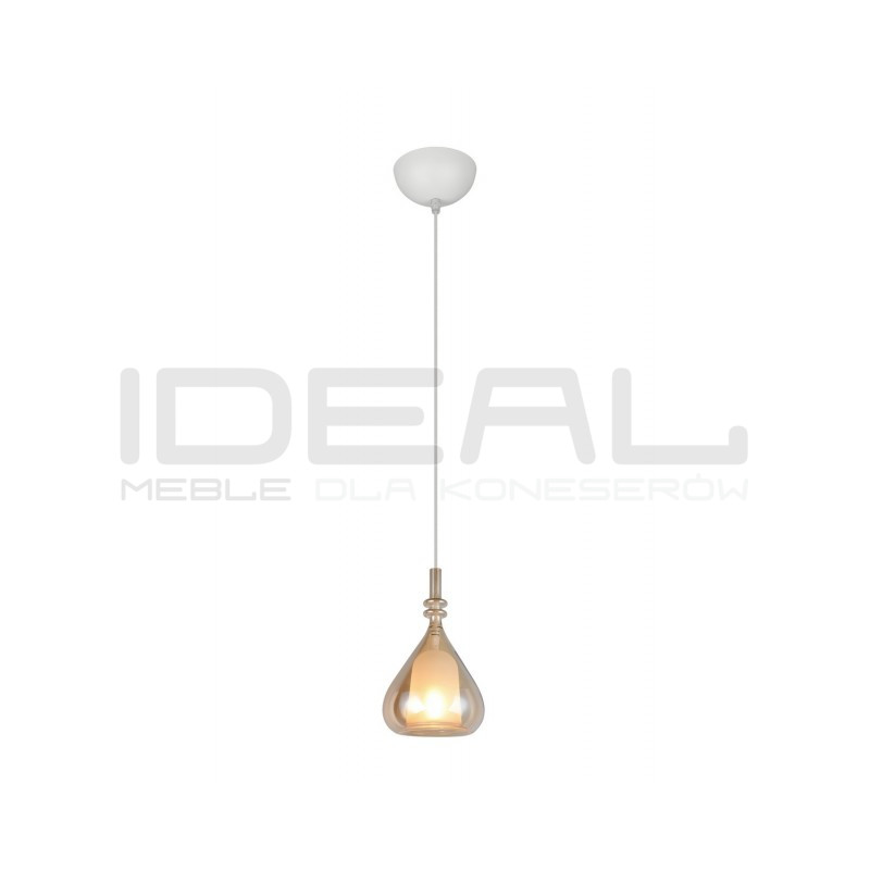 Lampa wisząca Marinet bursztynowa – lampa do salonu i jadalni