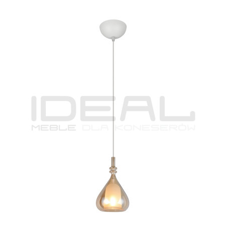 Lampa wisząca Marinet bursztynowa – lampa do salonu i jadalni