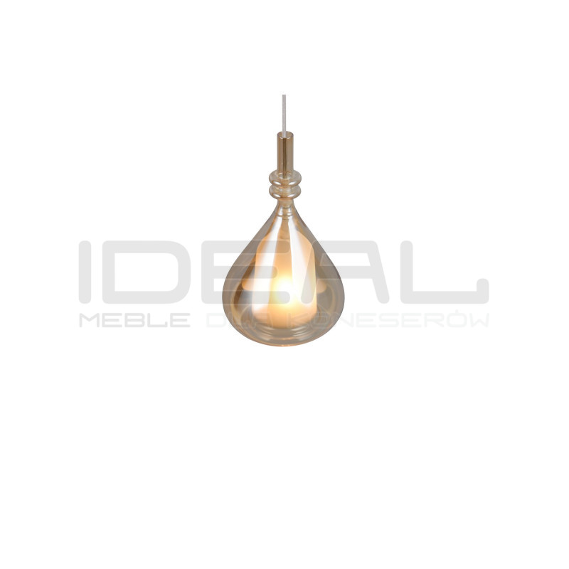 Lampa wisząca Marinet bursztynowa – lampa do salonu i jadalni