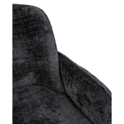 Krzesło BORA czarne – nowoczesne, eleganckie | IdealMeble.pl