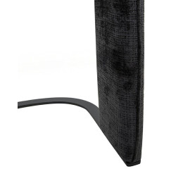 Krzesło BORA czarne – nowoczesne, eleganckie | IdealMeble.pl