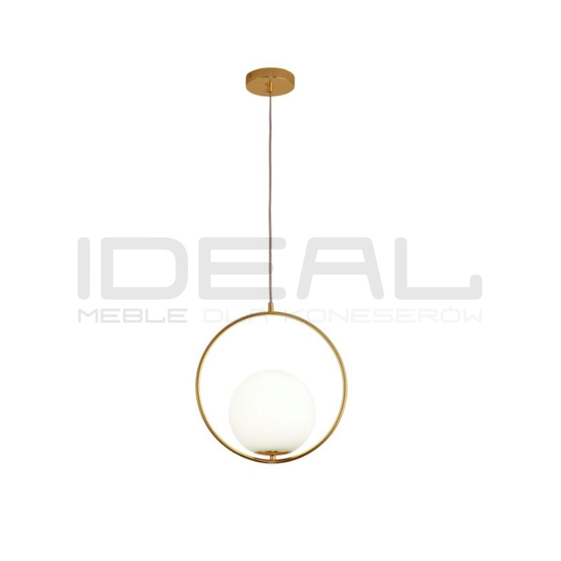 Lampa wisząca COSTA 35 złota – szklany klosz kula | IdealMeble