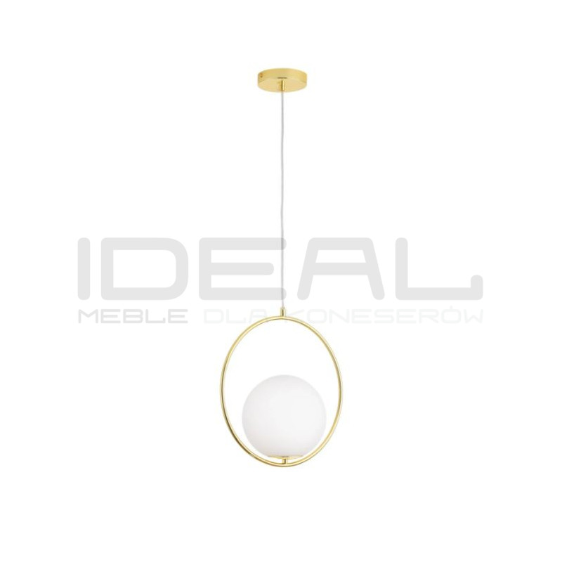 Lampa wisząca COSTA 35 złota – szklany klosz kula | IdealMeble