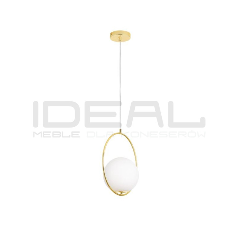 Lampa wisząca COSTA 35 złota – szklany klosz kula | IdealMeble
