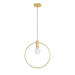 Lampa Bella – złota, nowoczesna lampa wisząca |IdealMeble.pl