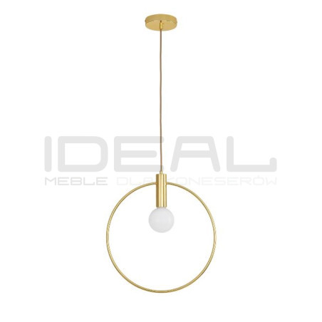 Lampa Bella – złota, nowoczesna lampa wisząca |IdealMeble.pl