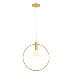 Lampa Bella – złota, nowoczesna lampa wisząca |IdealMeble.pl