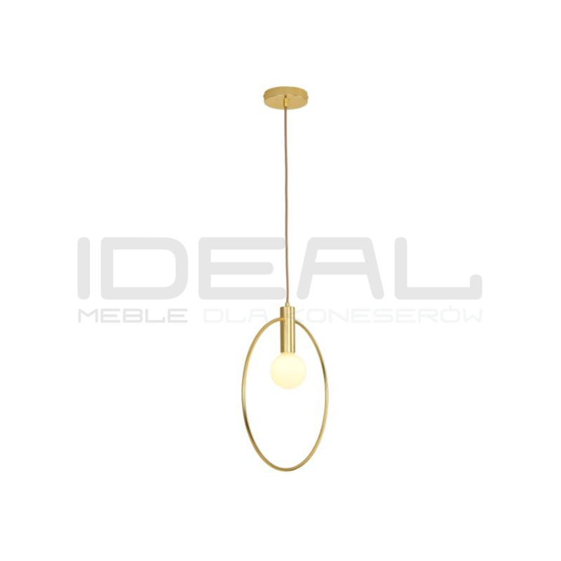Lampa Bella – złota, nowoczesna lampa wisząca |IdealMeble.pl
