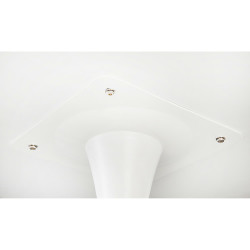 Stół Tulip Skinny 90 czarny – okrągły stół na jednej nodze