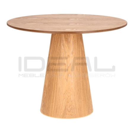 Stolik kawowy Sweedy 80 cm – okrągły stół na jednej nodze