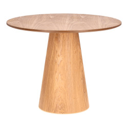 Stolik kawowy Sweedy 80 cm – okrągły stół na jednej nodze