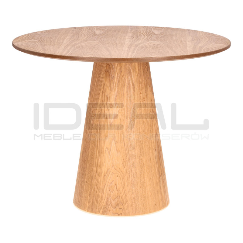 Stolik kawowy Sweedy 80 cm – okrągły stół na jednej nodze