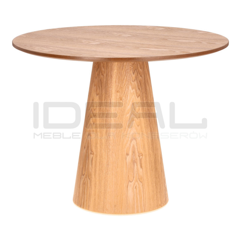 Stolik kawowy Sweedy 80 cm – okrągły stół na jednej nodze