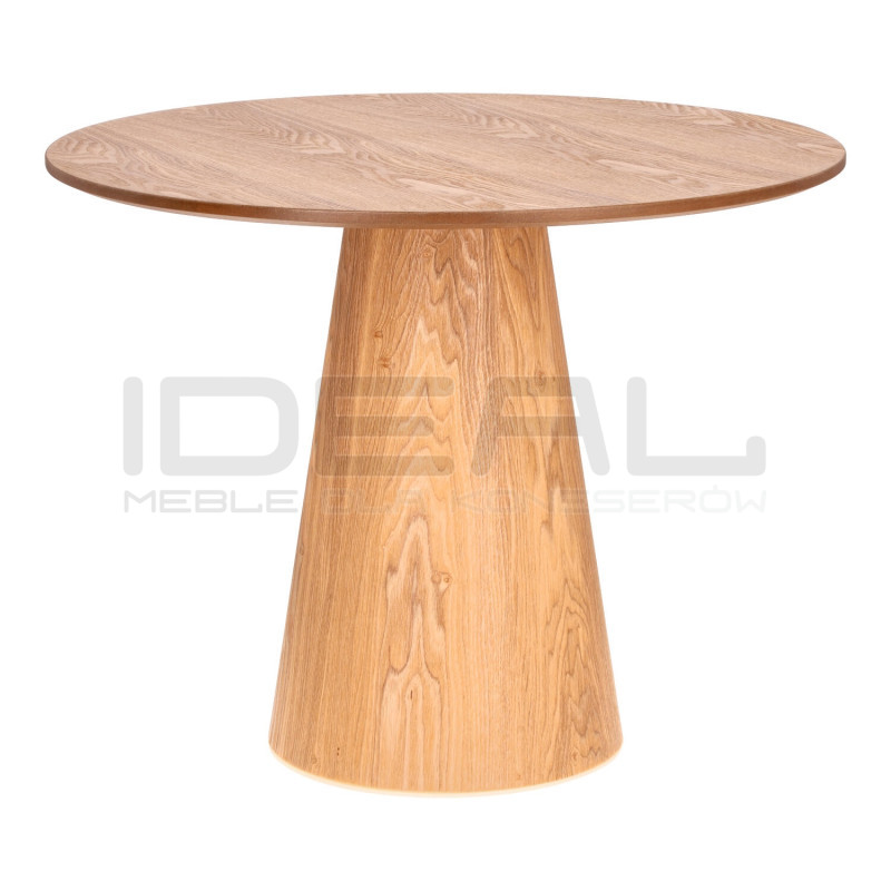 Stolik kawowy Sweedy 80 cm – okrągły stół na jednej nodze