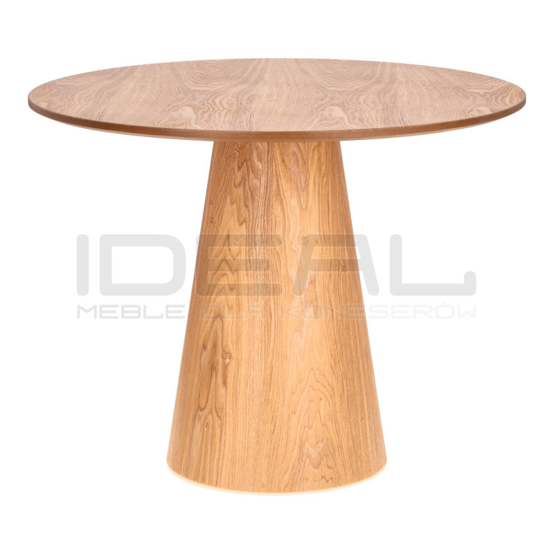 Stolik kawowy Sweedy 80 cm – okrągły stół na jednej nodze