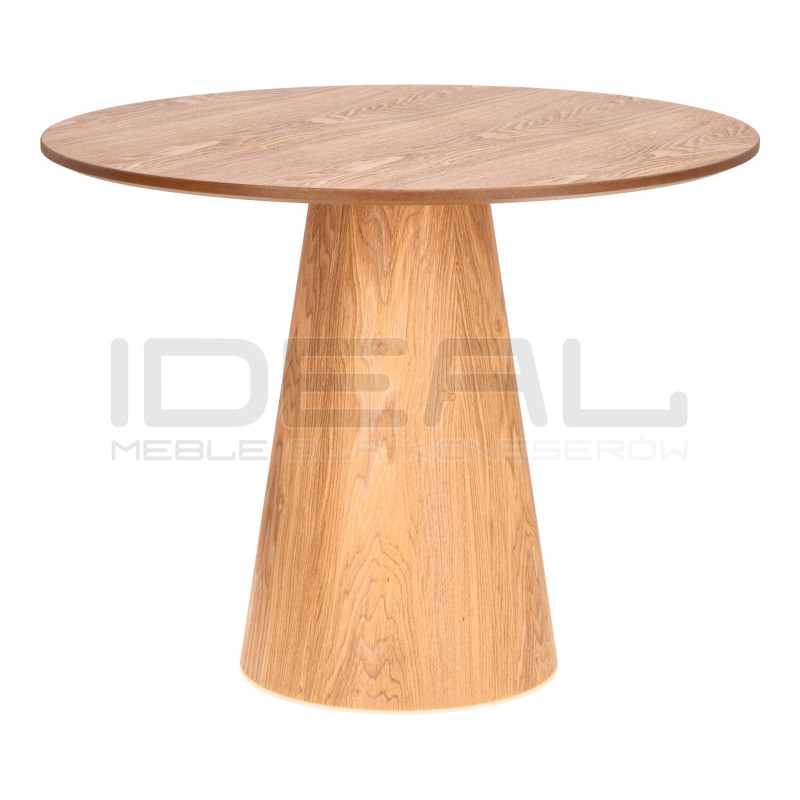 Stolik kawowy Sweedy 80 cm – okrągły stół na jednej nodze