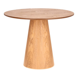 Stolik kawowy Sweedy 80 cm – okrągły stół na jednej nodze