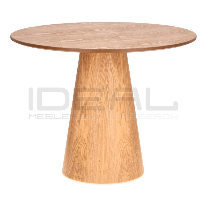 Stolik kawowy Sweedy 80 cm – okrągły stół na jednej nodze