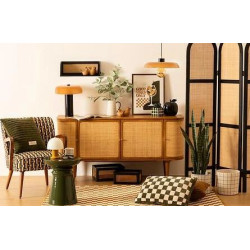 Stolik BRUM zielony – nowoczesny i artystyczny akcent