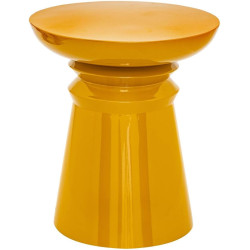 Żółty stolik pomocniczy BRUM – oryginalny i artystyczny