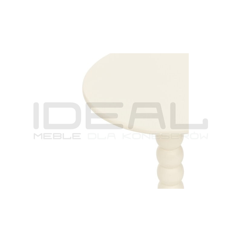 Stolik kawowy Kolumna – niewielki stolik na toczonej nodze