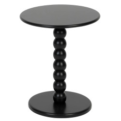 Stolik kawowy Kolumna – niewielki stolik na toczonej nodze