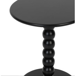 Stolik kawowy Kolumna – niewielki stolik na toczonej nodze