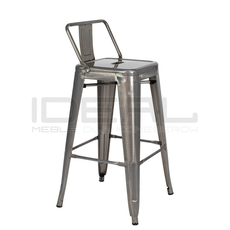 Hoker Tower Back z oparciem INSPIROWANY TOLIX 66 metalowy (Paris)