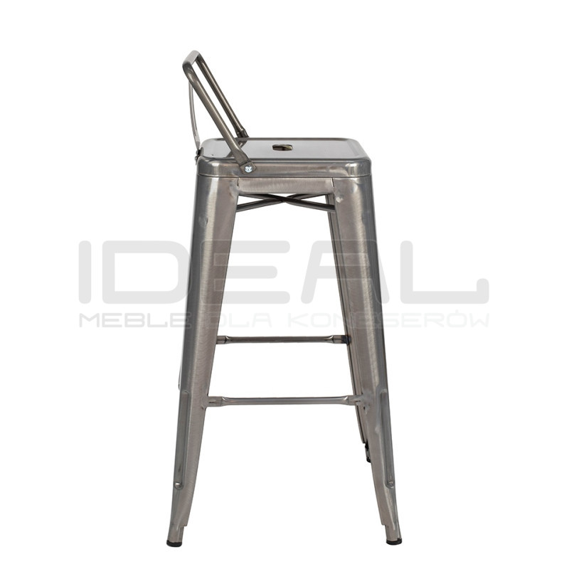 Hoker Tower Back z oparciem INSPIROWANY TOLIX 66 metalowy (Paris)