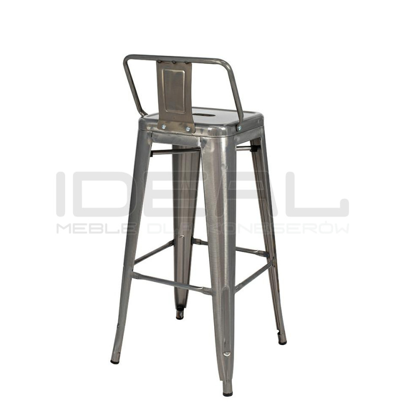 Hoker Tower Back z oparciem INSPIROWANY TOLIX 66 metalowy (Paris)