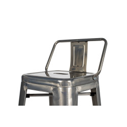Hoker Tower Back z oparciem INSPIROWANY TOLIX 66 metalowy (Paris)