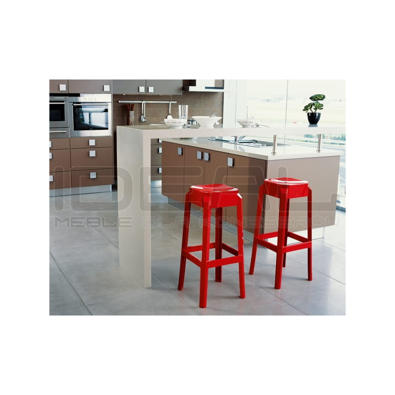 Hoker czerwony Charles 65 | IdealMeble.pl