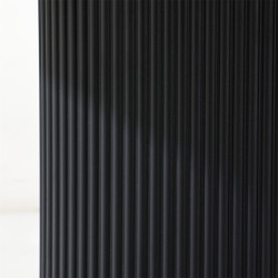 Stół owalny Gativel czarny fornir naturalny dębowy | IdealMeble.pl