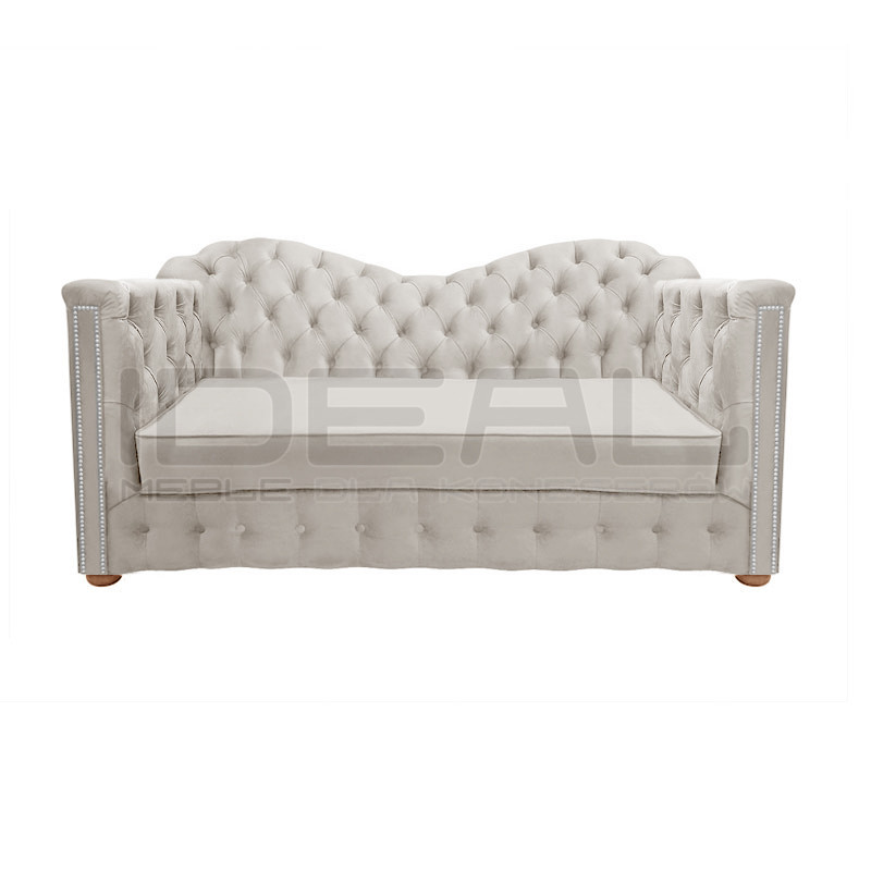 Sofa Chesterfield z funkcją spania Mondelebrity 3 os. | IdealMeble.pl