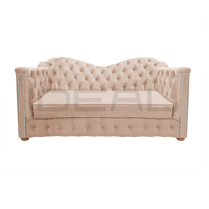 Sofa Chesterfield z funkcją spania Mondelebrity 3 os. | IdealMeble.pl