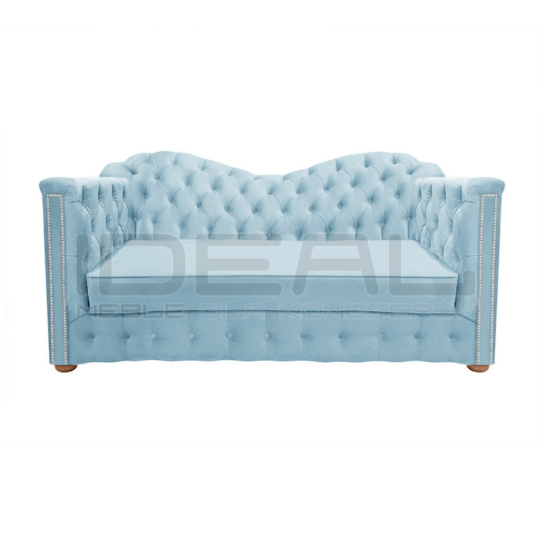 Sofa Chesterfield z funkcją spania Mondelebrity 3 os. | IdealMeble.pl