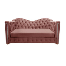 Sofa Chesterfield z funkcją spania Mondelebrity 3 os. | IdealMeble.pl