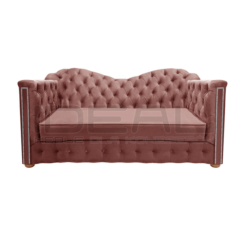 Sofa Chesterfield z funkcją spania Mondelebrity 3 os. | IdealMeble.pl